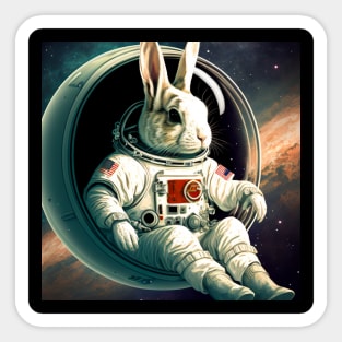 Space Rabbit Sticker